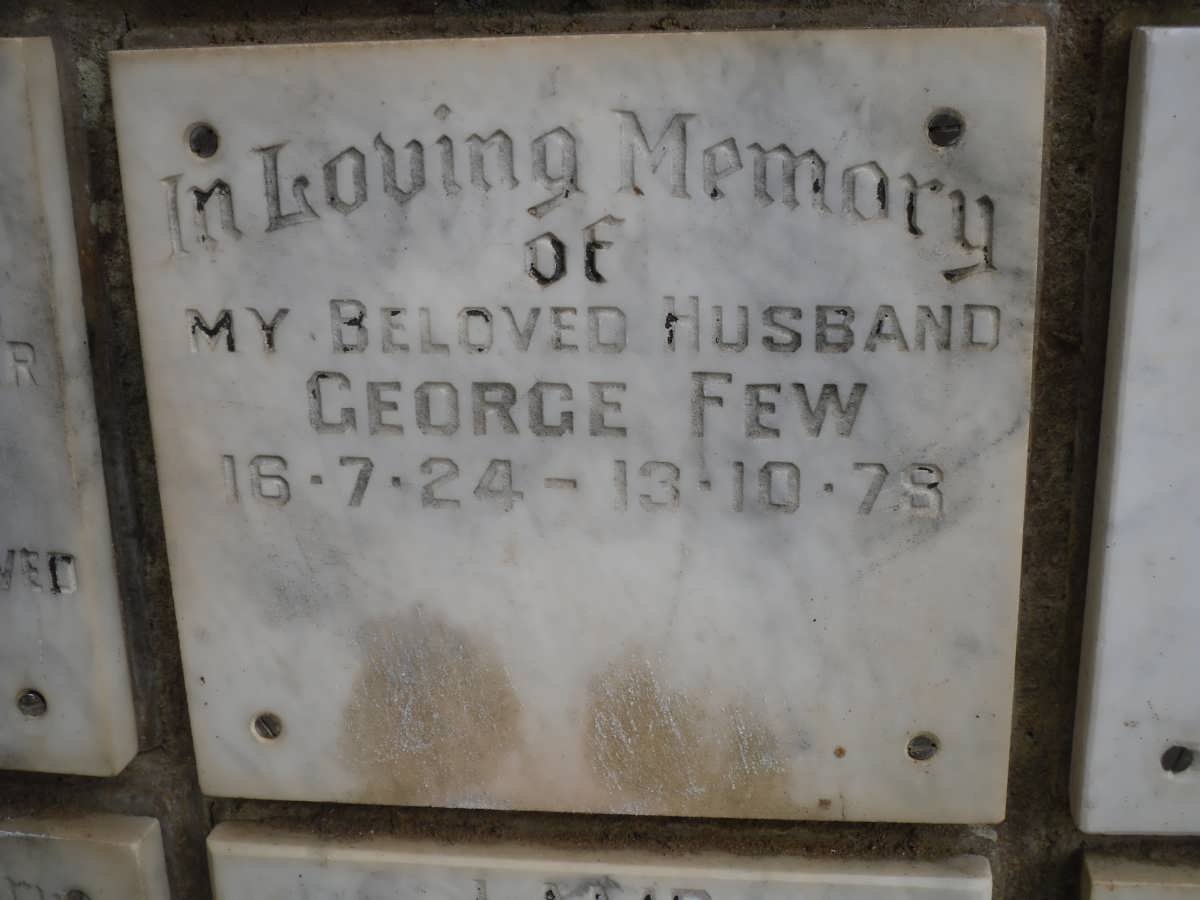 FEW George 1924-1978