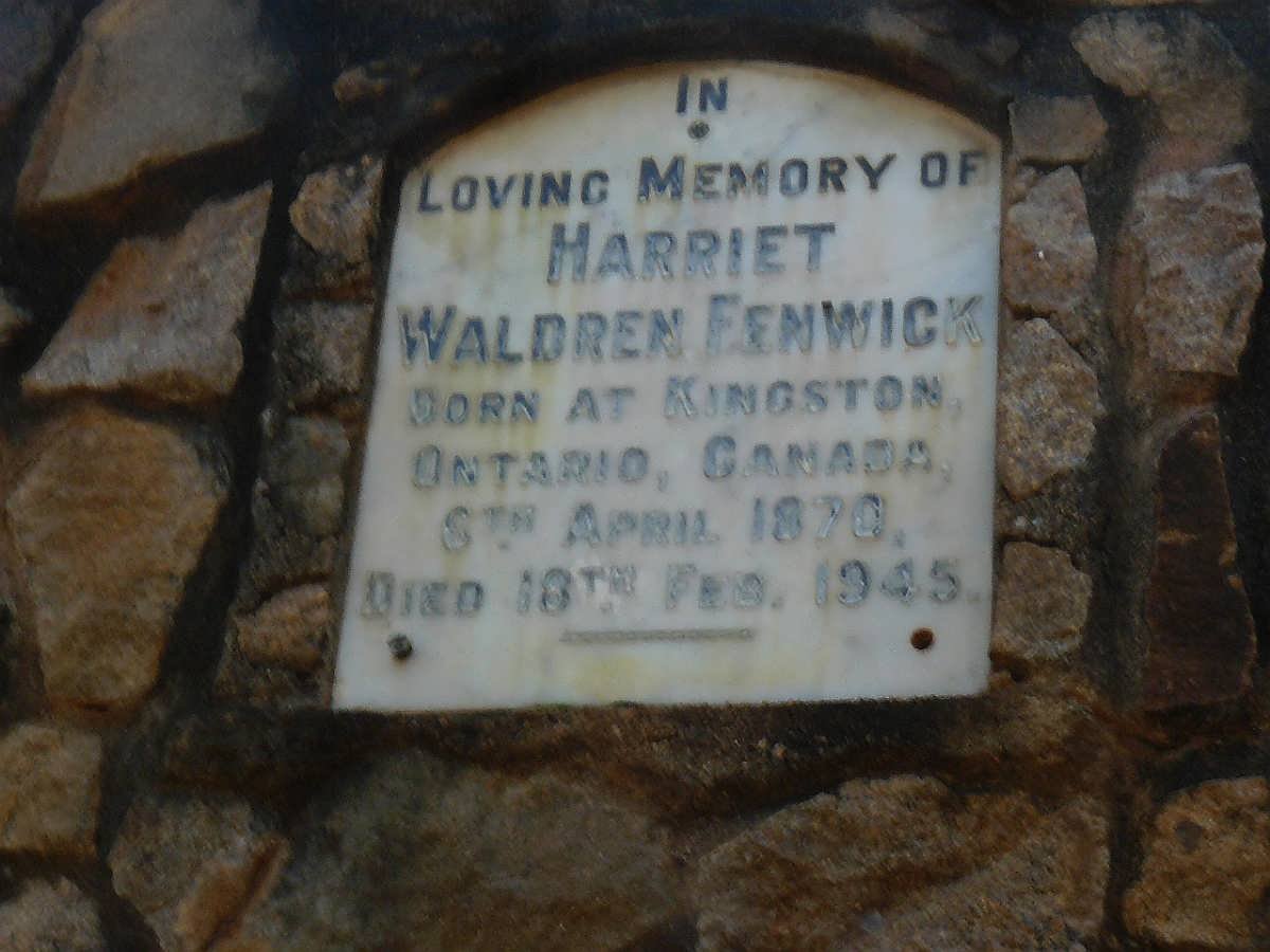 FENWICK Harriet Waldren 1870-1945