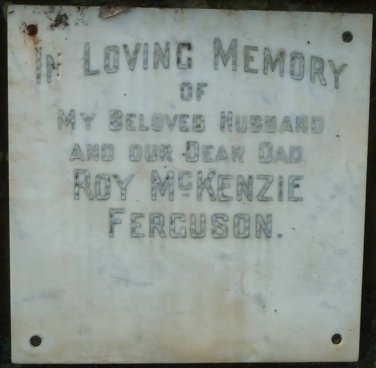 FERGUSON Roy McKenzie -1967