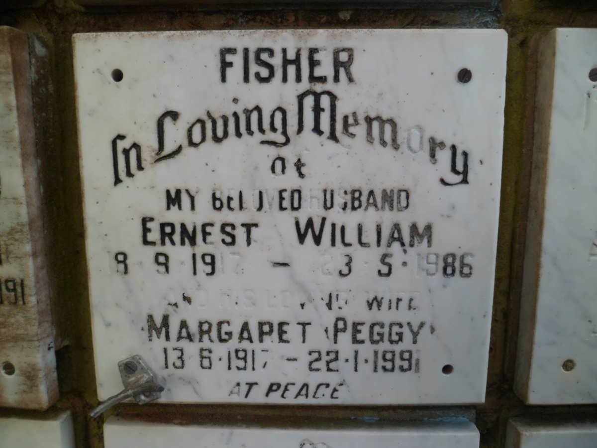 FISHER Ernest William 1917-1986 &amp; Margaret 1917-1991