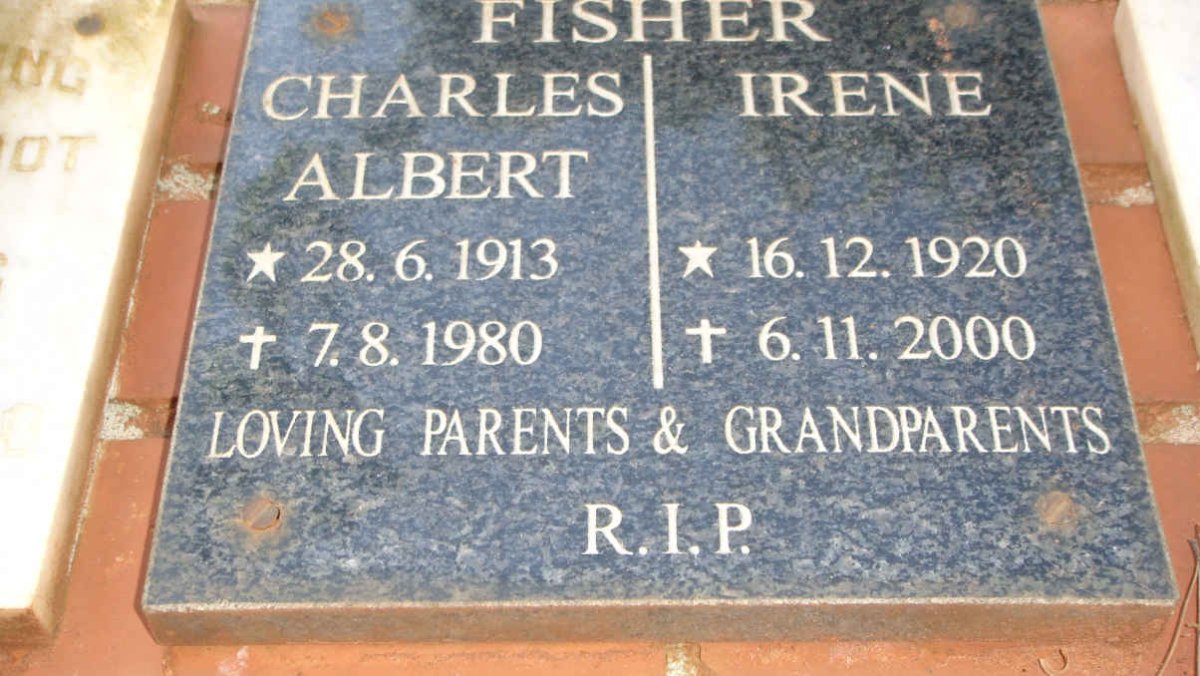 FISHER Charles Albert 1913-1980 &amp; Irene 1920-2000