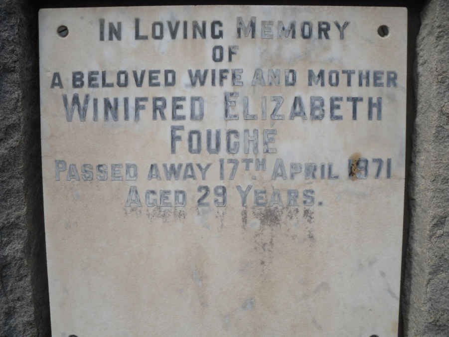 FOUCHE Winifred Elizabeth -1971