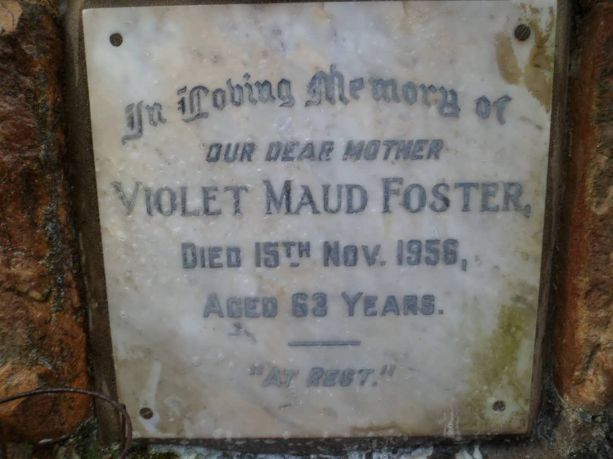 FOSTER Violet Maud -1956