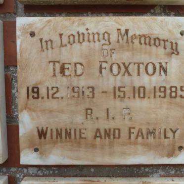 FOXTON Ted 1913-1985