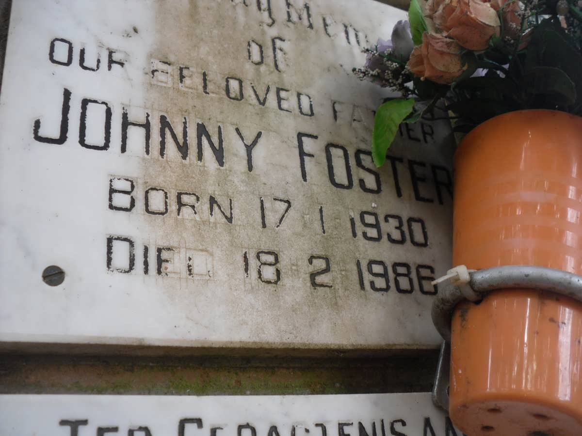 FOSTER Johnny 1930-1986