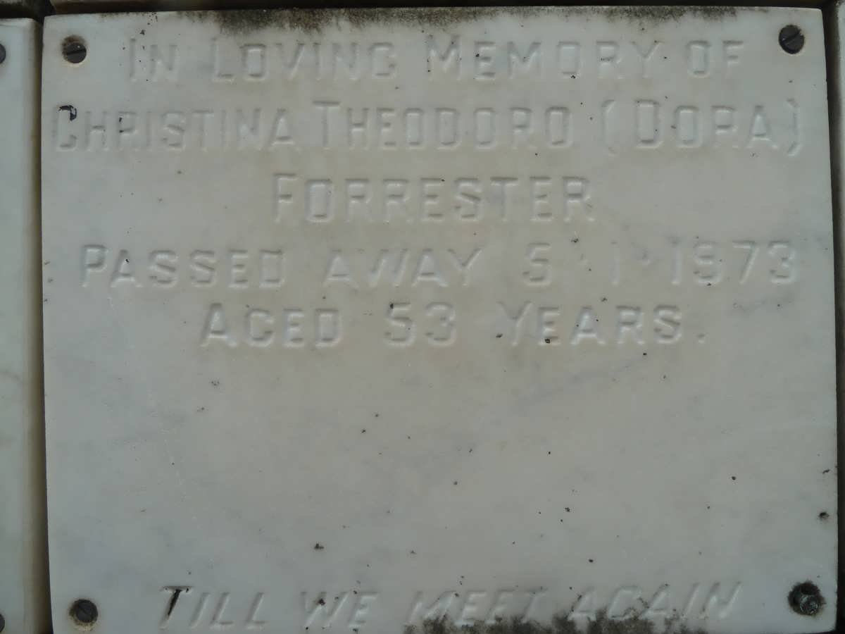 FORRESTER Christina Theodoro -1973