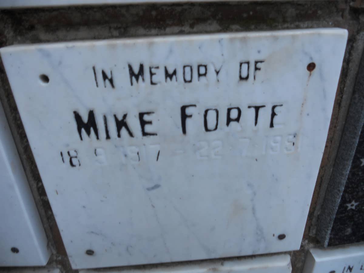 FORTE Mike 1917-1991