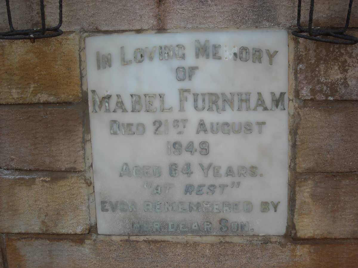 FURNHAM Mabel -1949