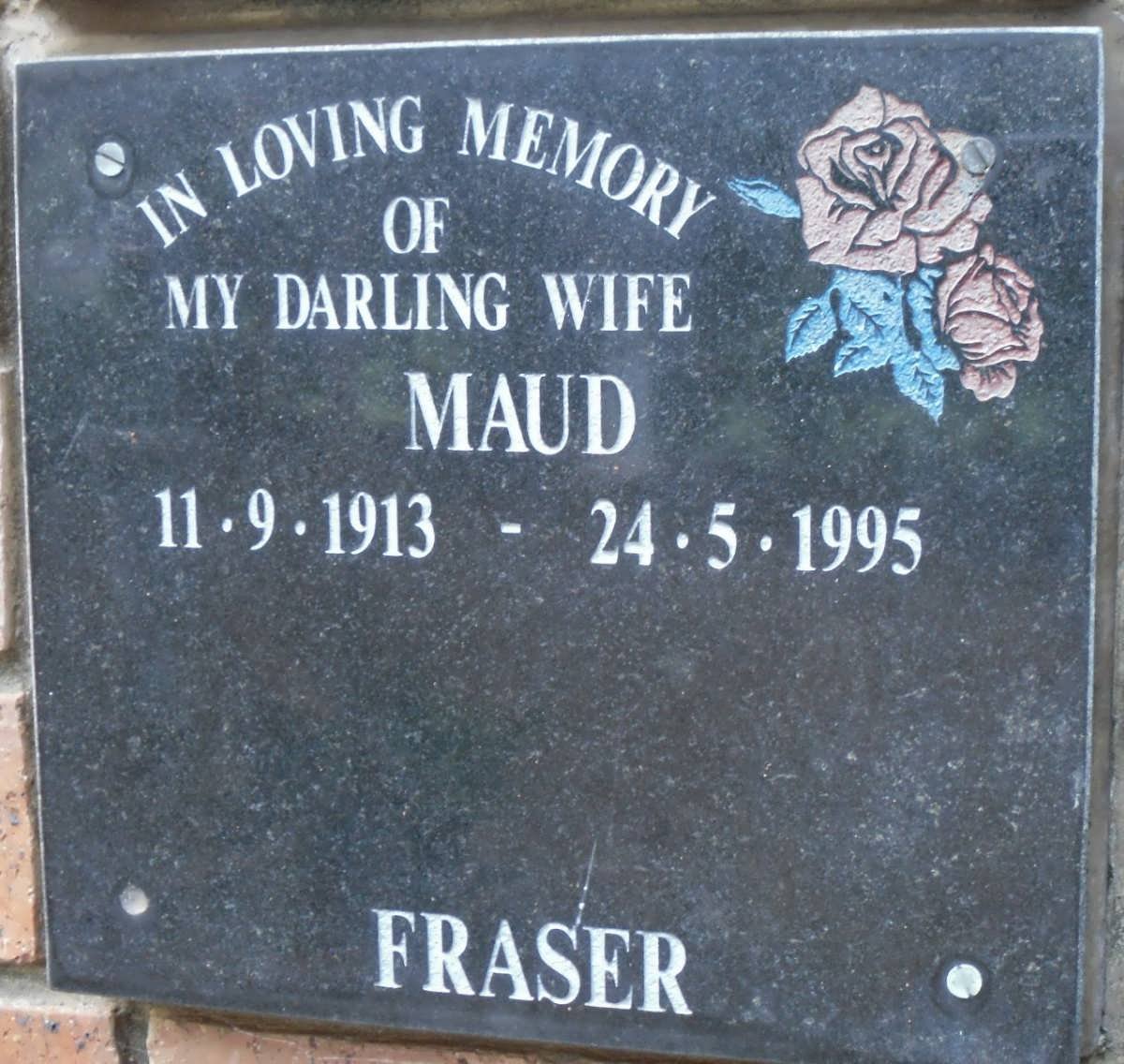 FRASER Maud 1913-1995