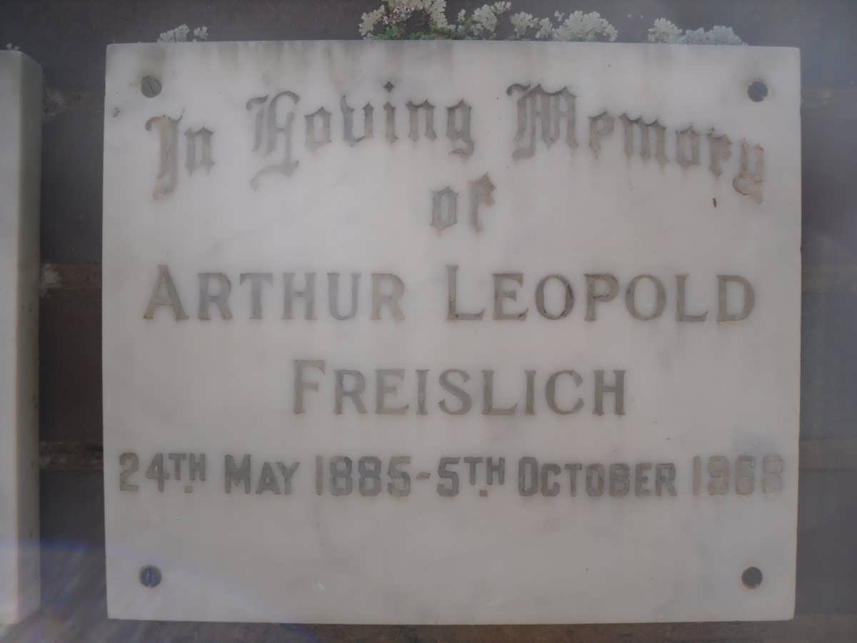 FREISLICH Arthur Leopold 1885-1968