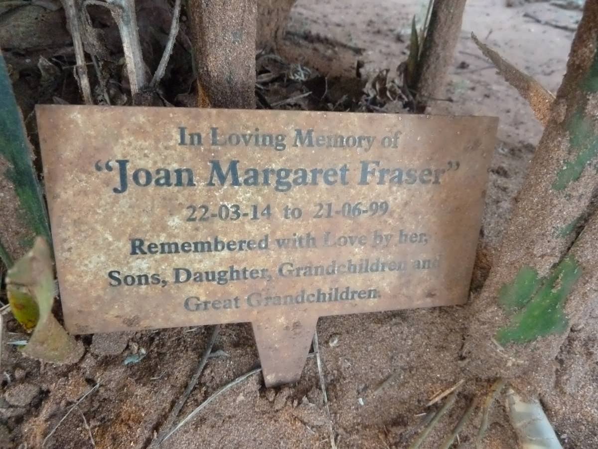 FRASER Joan Margaret 1914-1999