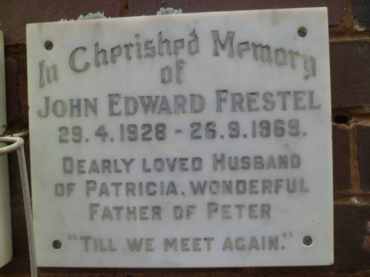 FRESTEL John Edward 1928-1969