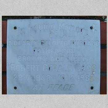 GASS Robert Gerald 1948-1982