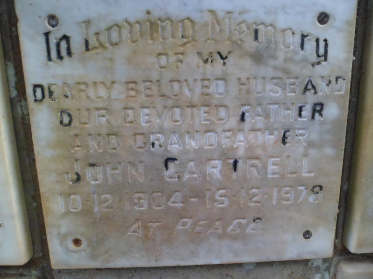 GARTRELL John 1904-1978