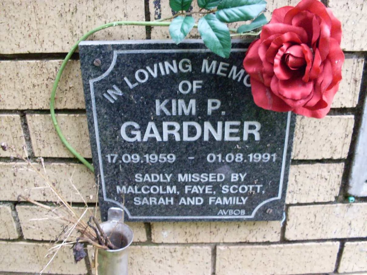 GARDNER Kim P. 1959-1991