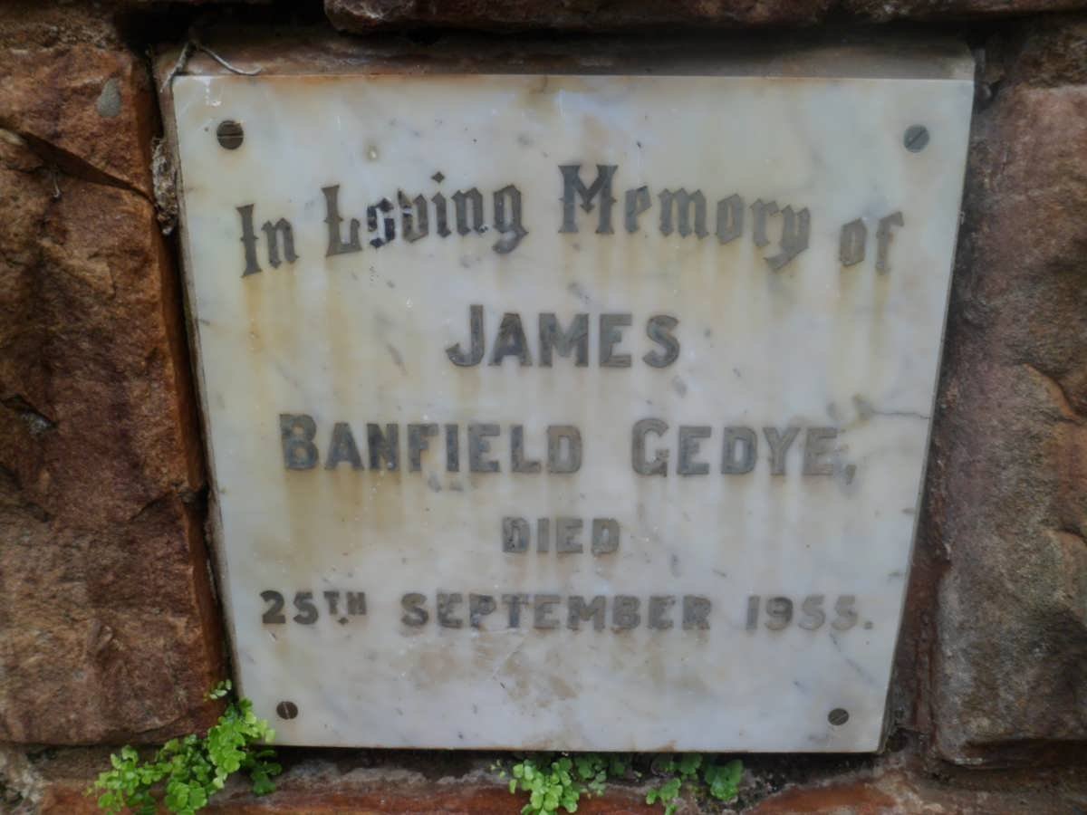 GEDYE James Banfield -1955