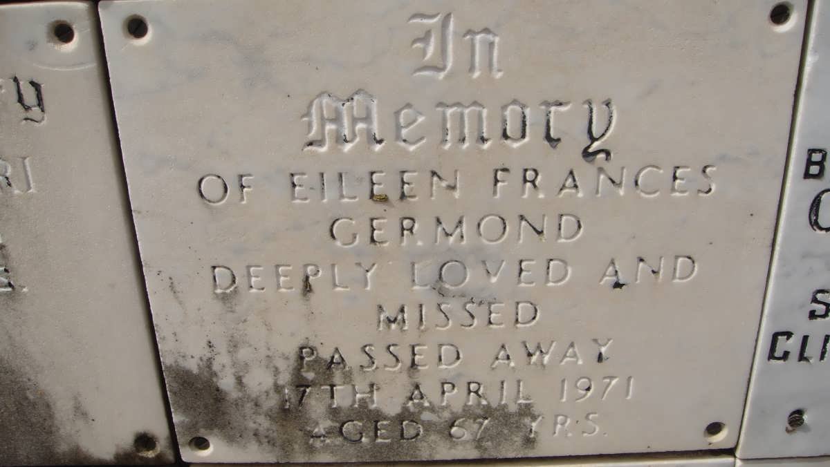 GERMOND Eileen Frances -1971
