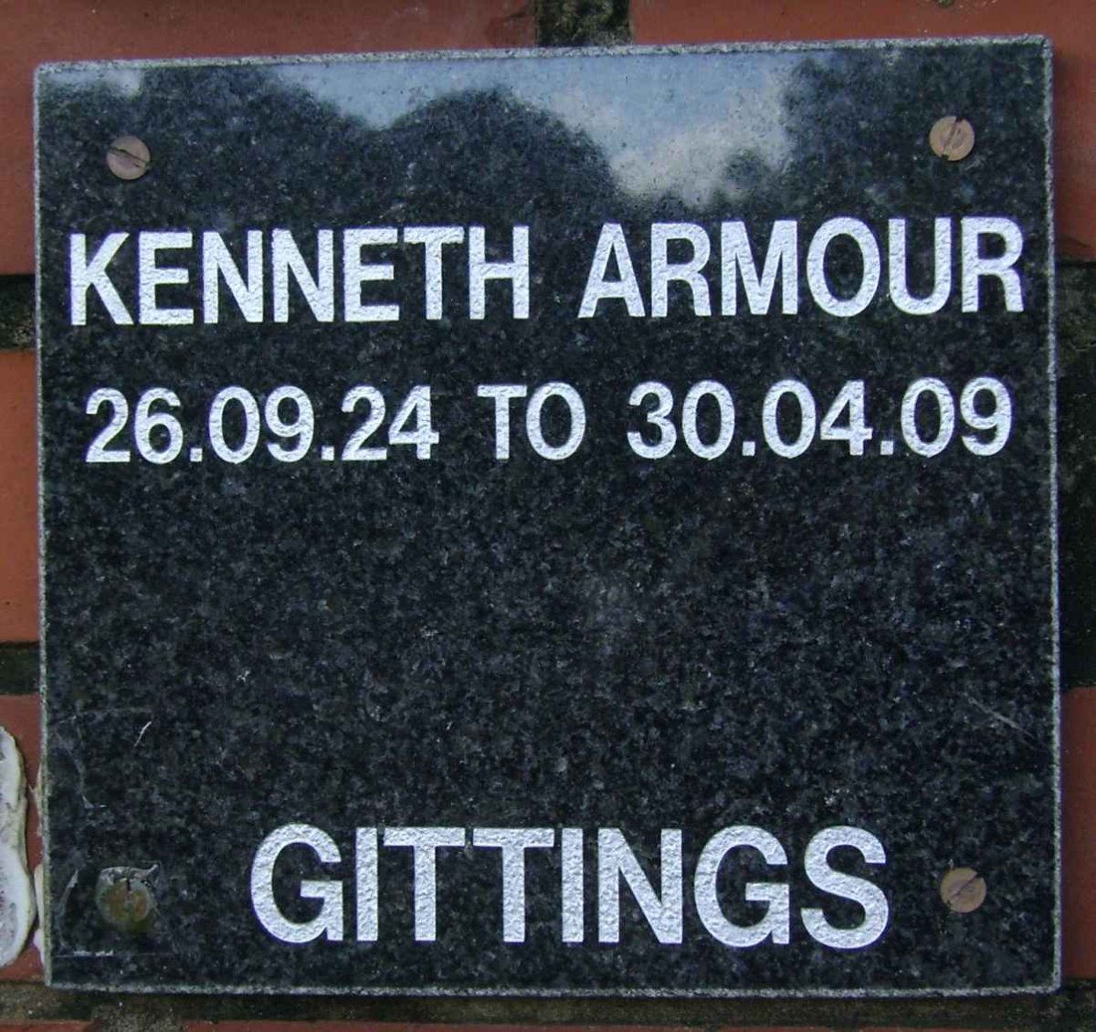 GITTINGS Kenneth Armour 1924-2009