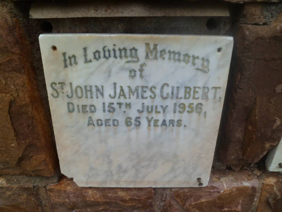 GILBERT St. John James -1956
