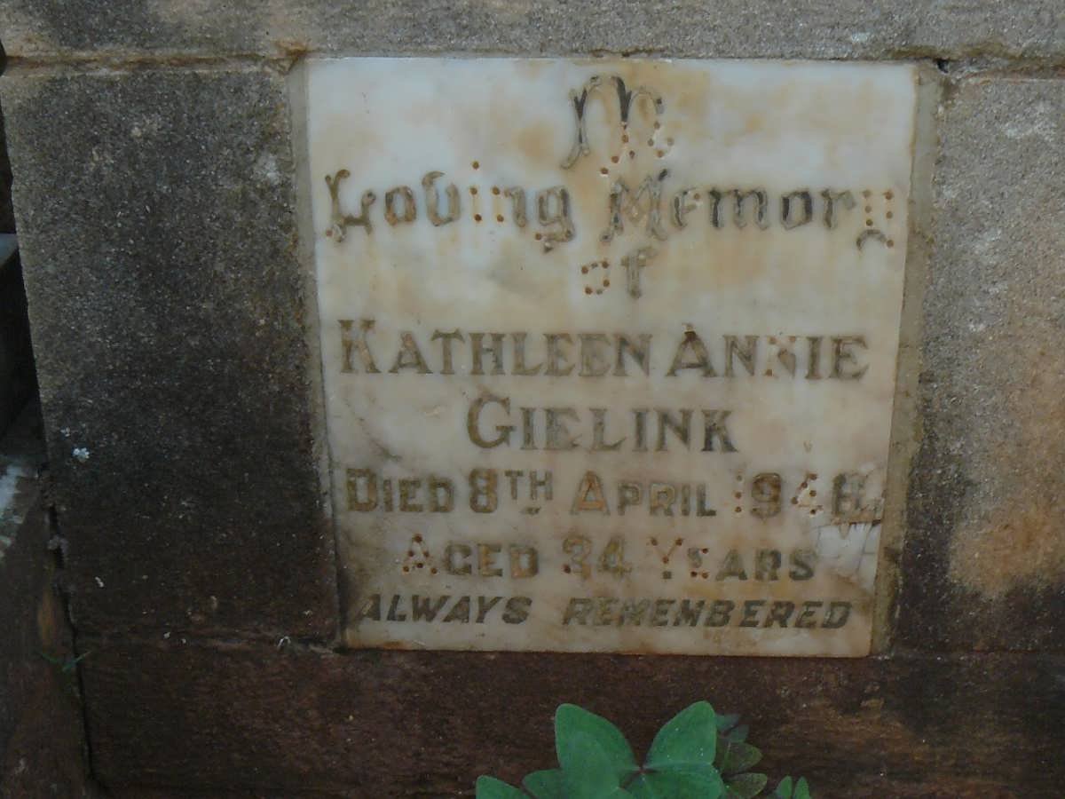 GIELINK Kathleen Annie -1946