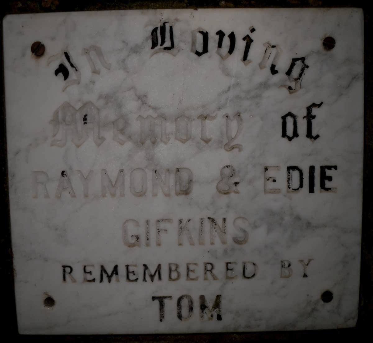 GIFKINS Raymond :: GIFKINS Edie
