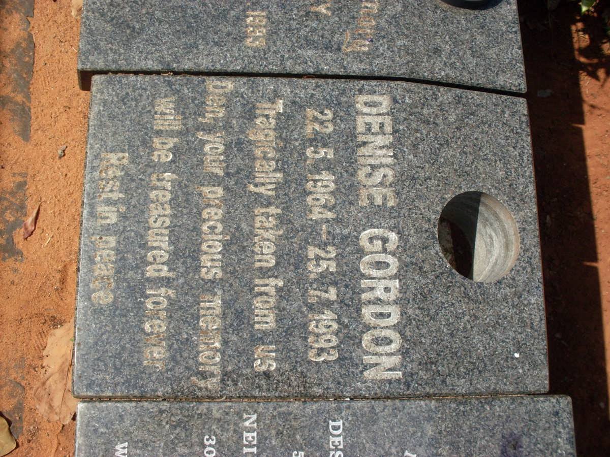 GORDON Denise 1964-1993