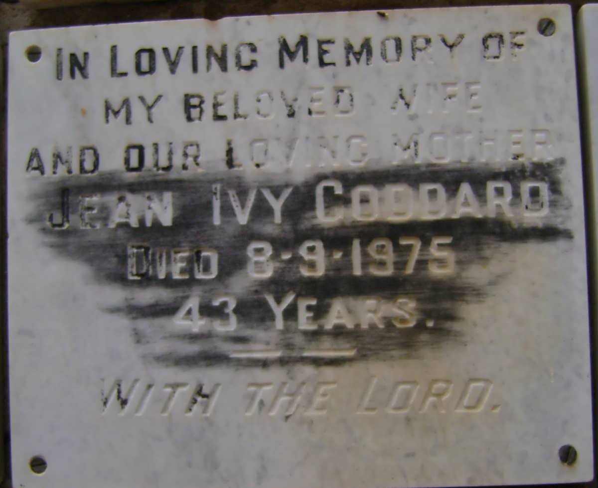 GODDARD Jean Ivy -1975