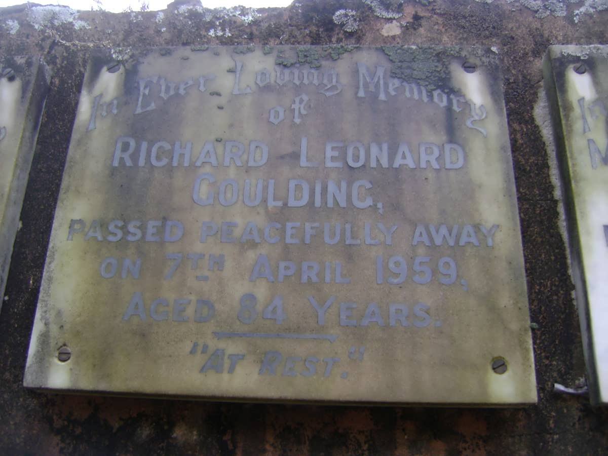 GOULDING Richard Leonard -1959
