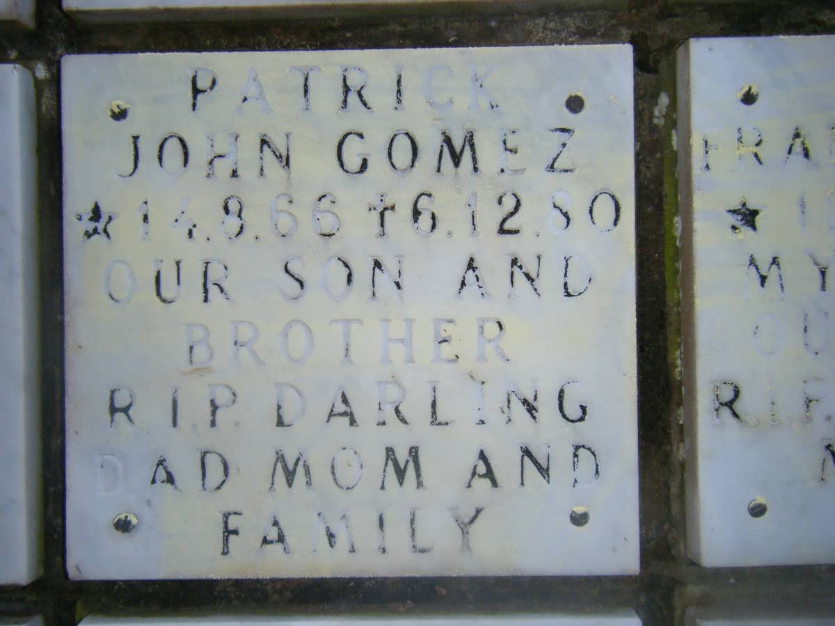 GOMEZ Patrick John 1966-1980