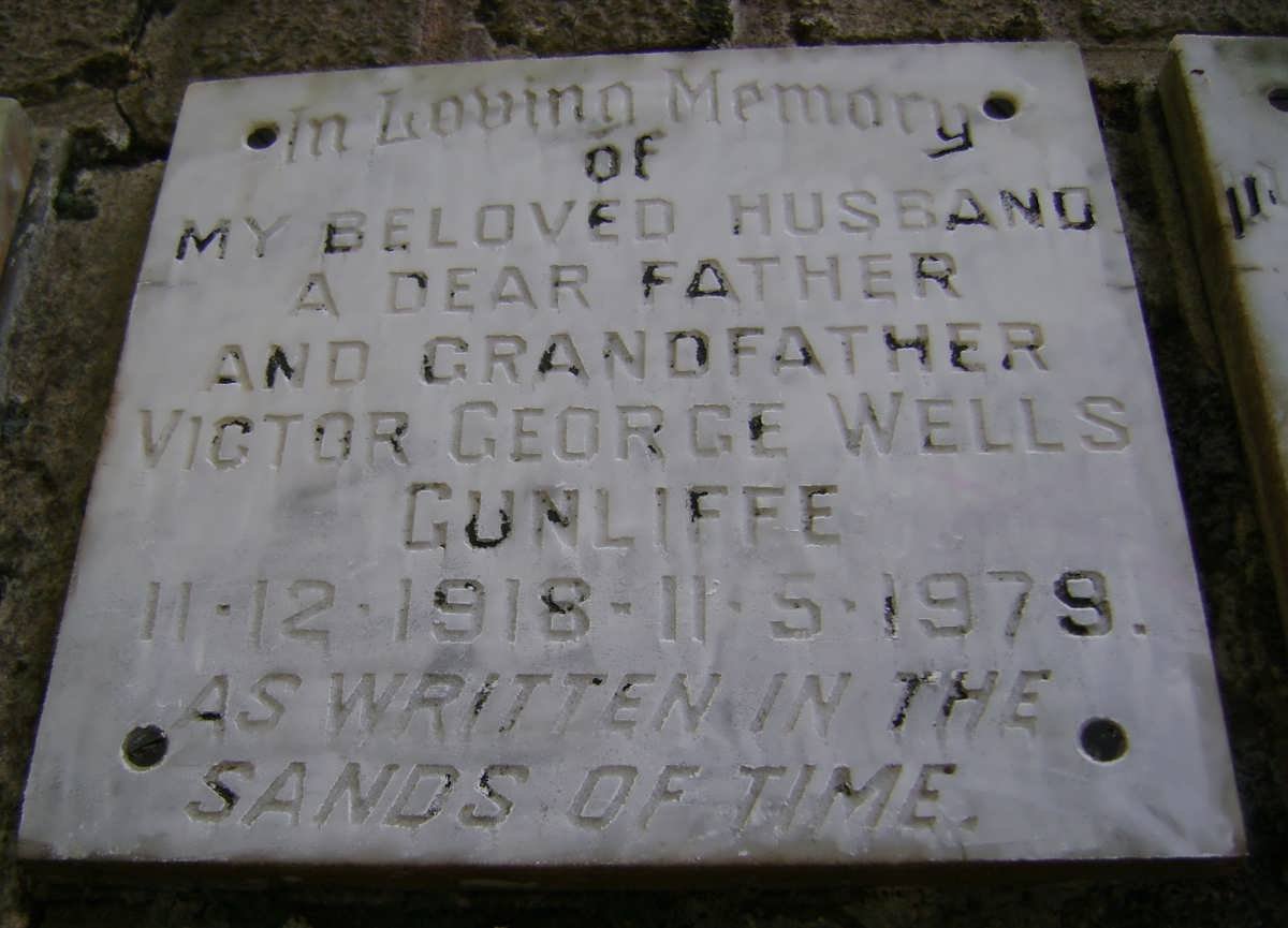 GUNLIFFE Victor George Wells 1918-1979