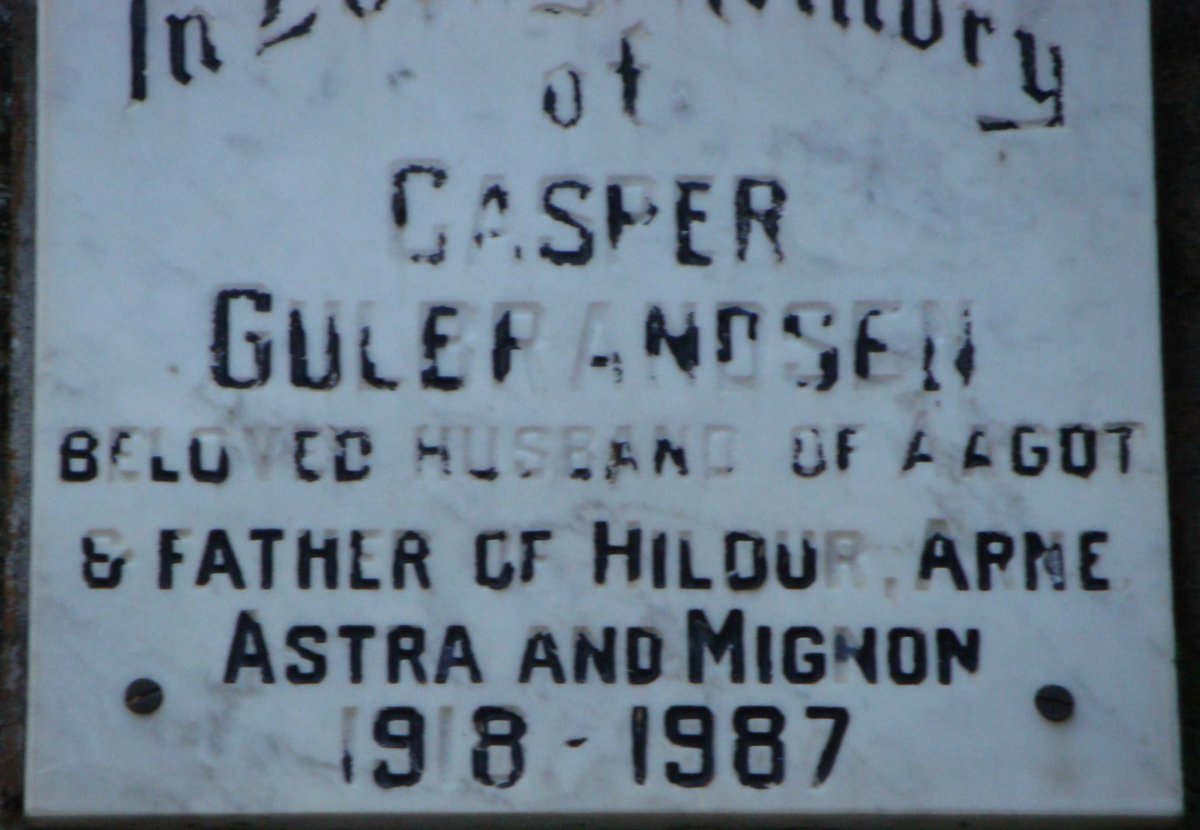 GULBRANDSEN Casper 1918-1987