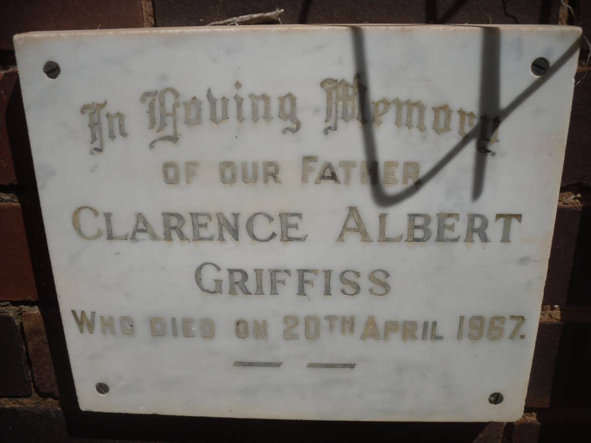 GRIFFISS Clarence Albert -1967