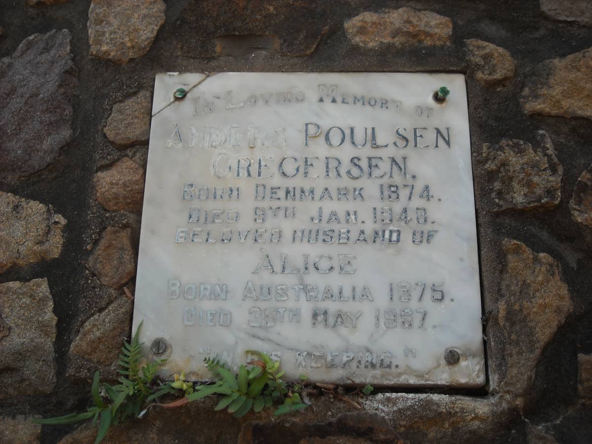 GREGERSEN Anders Poulsen 1874-1940 &amp; Alice 1875-1967