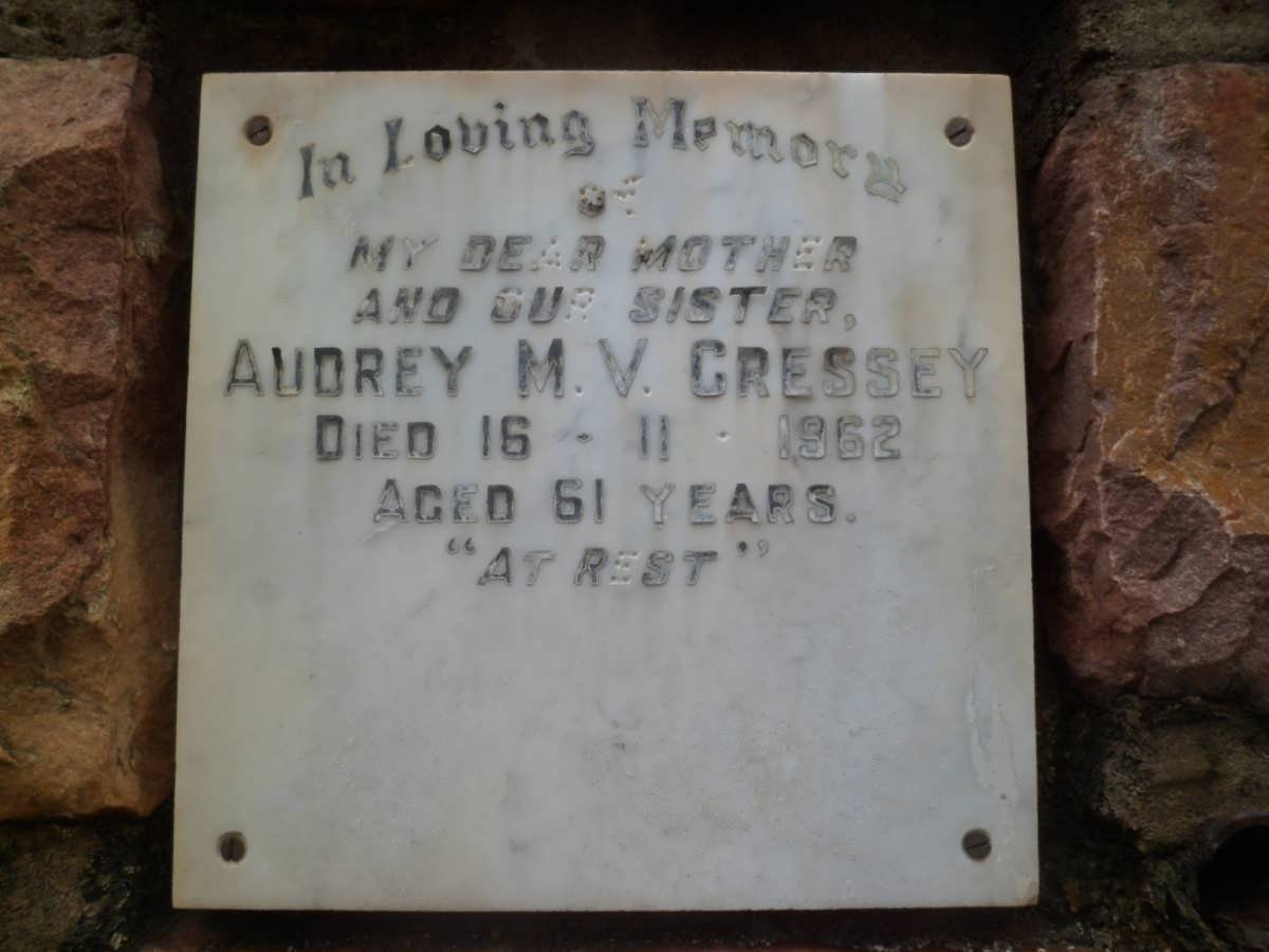 GRESSEY Audrey M.V. -1962