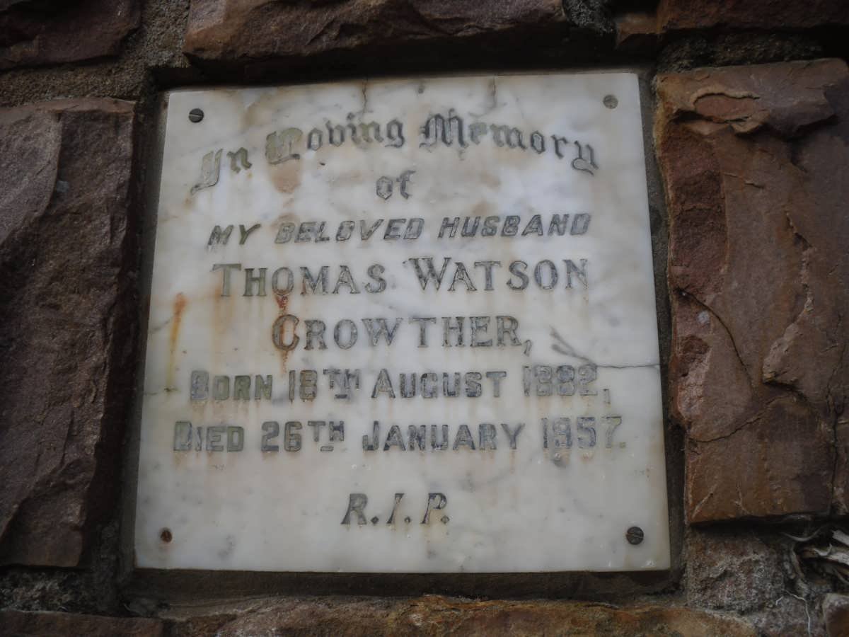 GROWTHER Thomas Watson 1882-1957