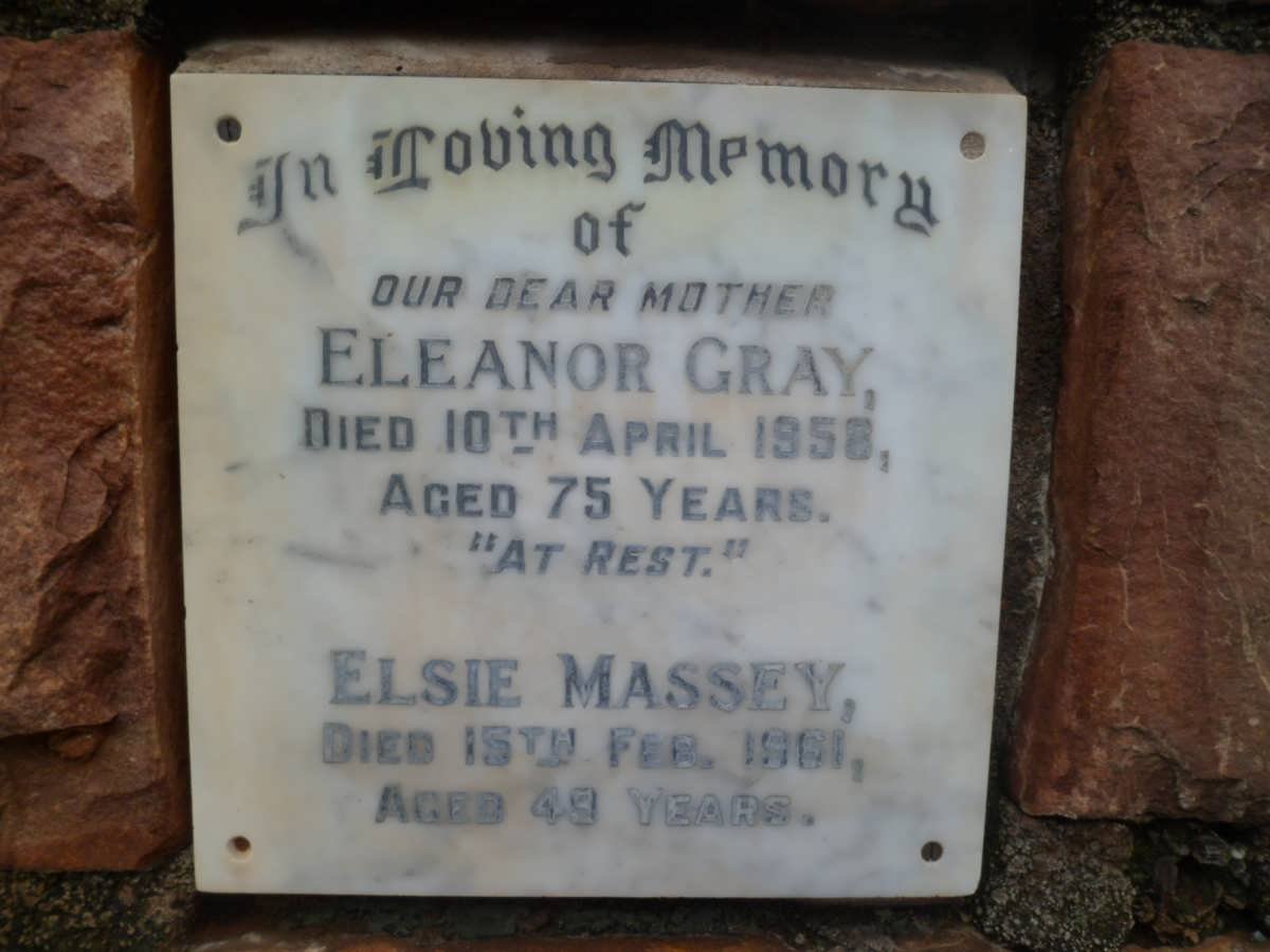 GRAY Eleanor -1958 :: MASSEY Elsie -1961