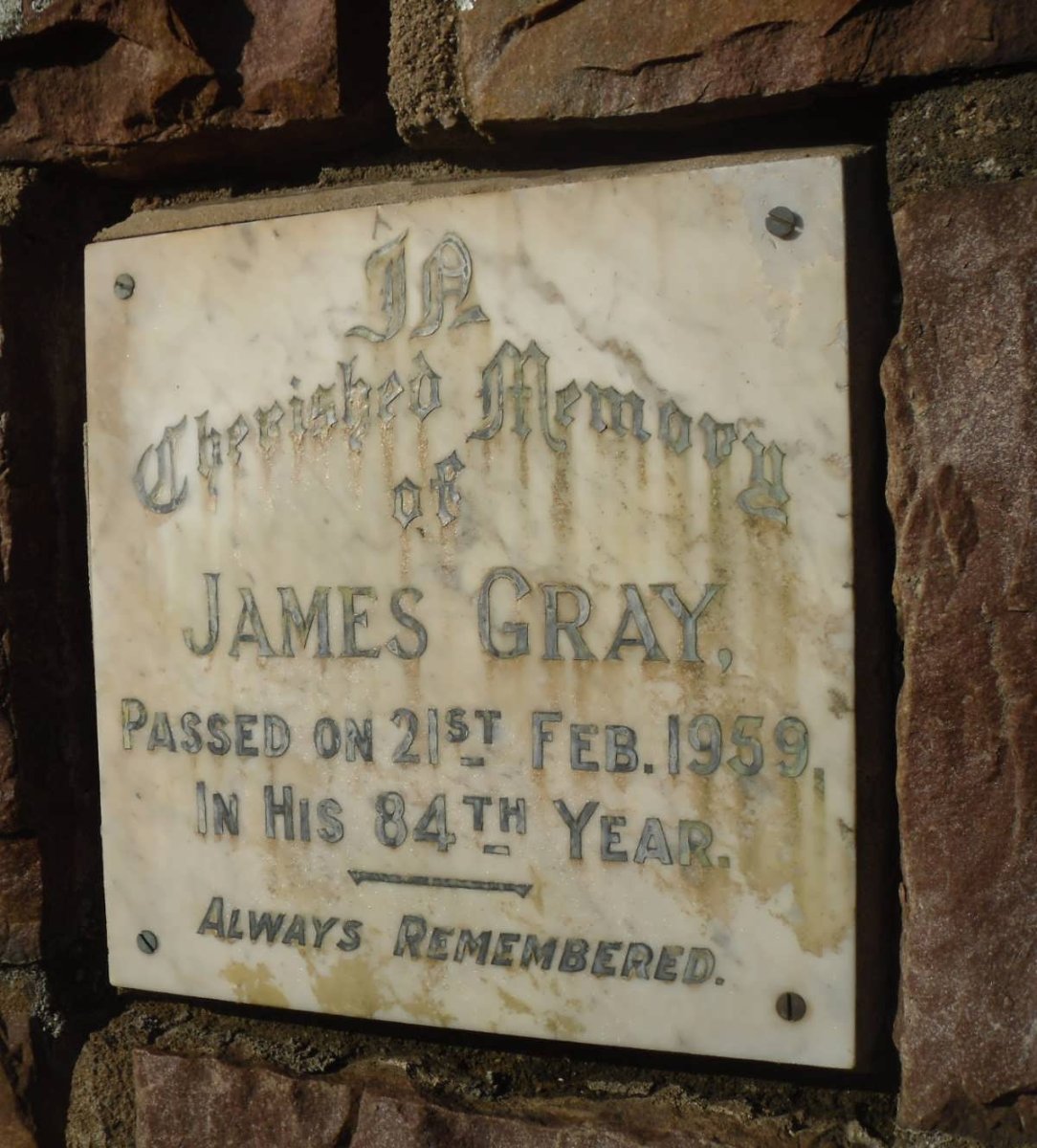 GRAY James -1959