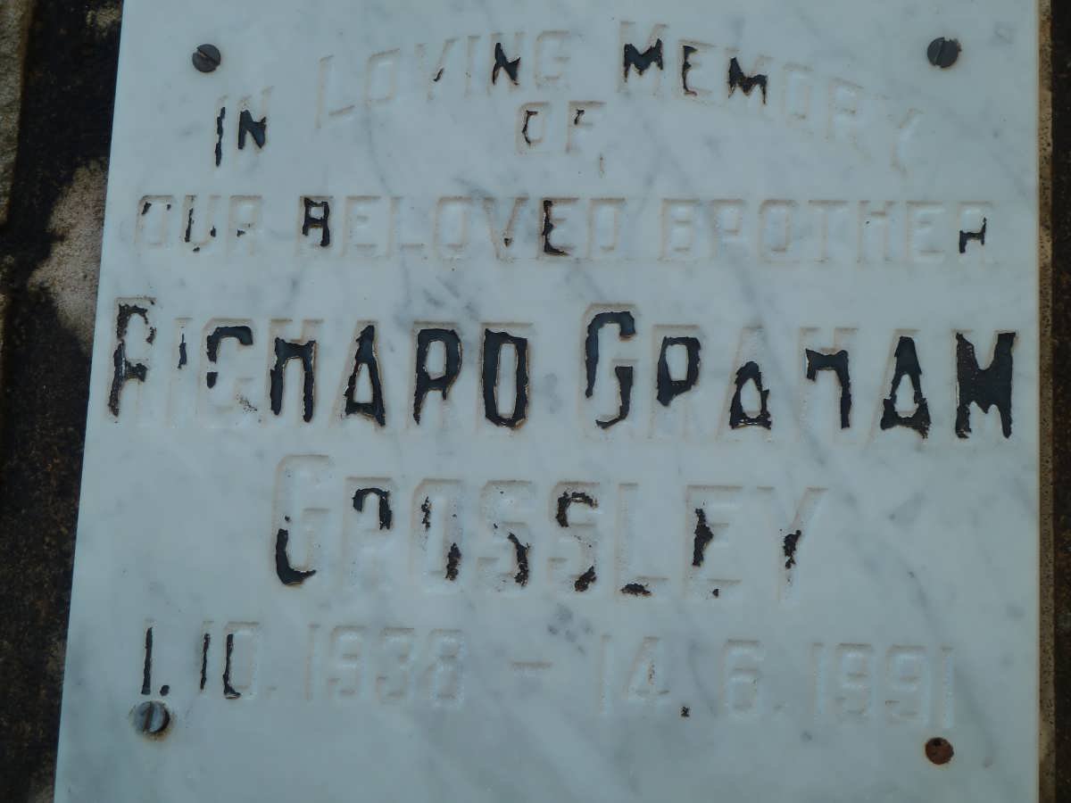 GROSSLEY Richard Graham 1938-1991