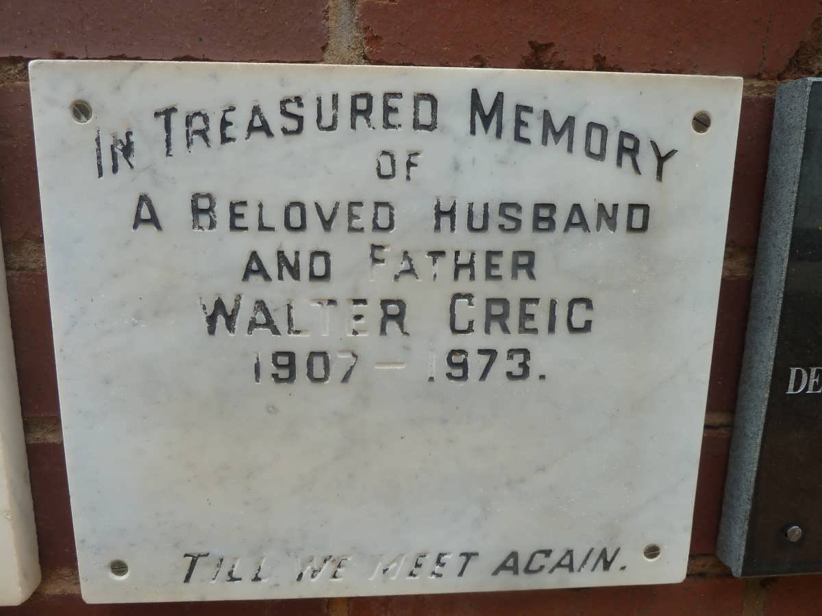 GREIG Walter 1907-1973
