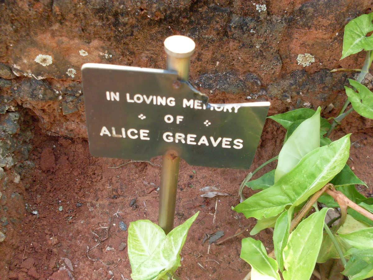 GREAVES Alice