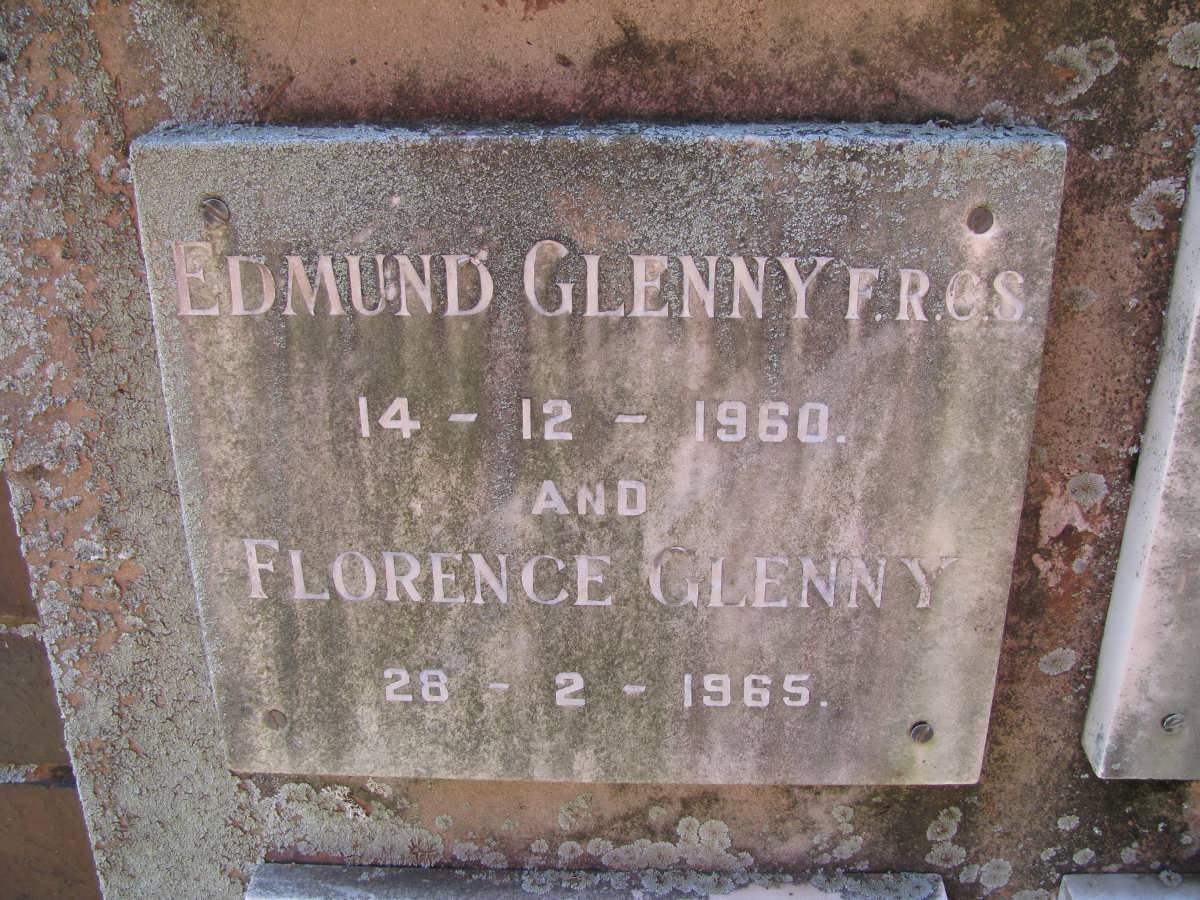 GLENNY Edmund -1960 &amp; Florence -1965