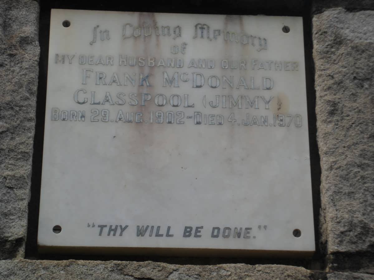 GLASSPOOL Frank McDonald 1902-1970
