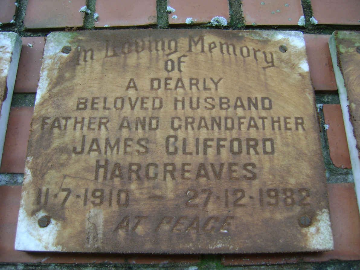 HARGREAVES James Clifford 1910-1982