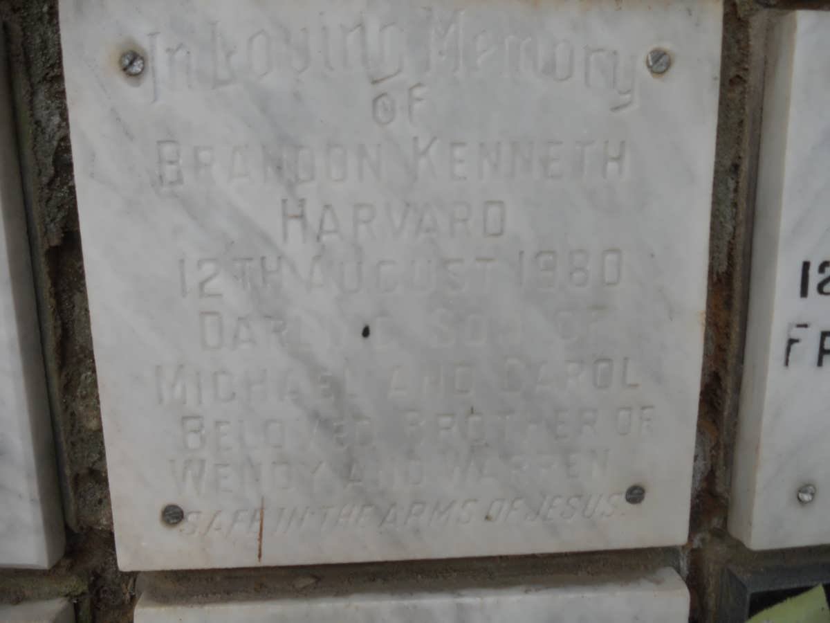 HARVARD Brandon Kenneth -1980