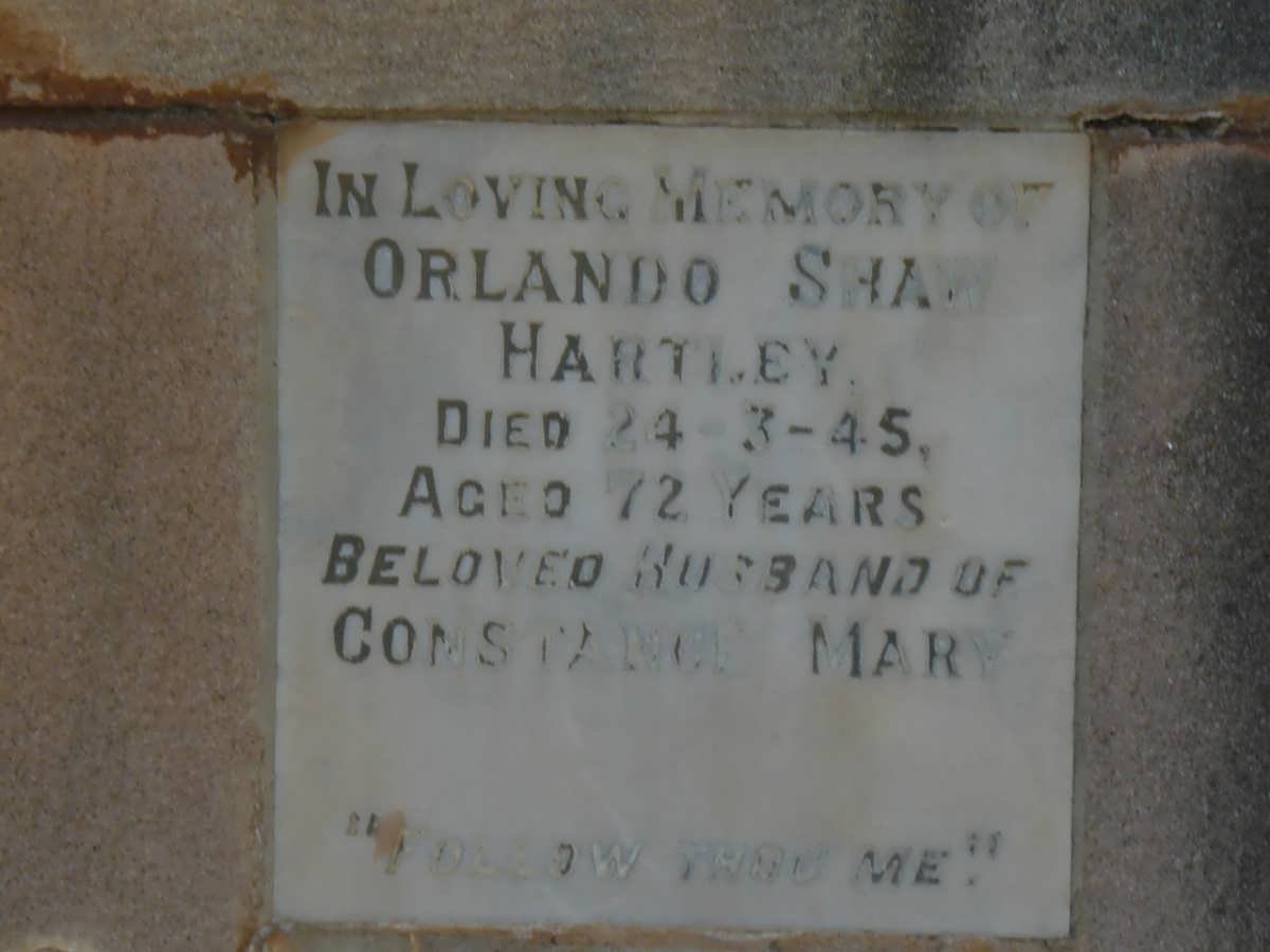 HARTLEY Orlando Shaw -1945
