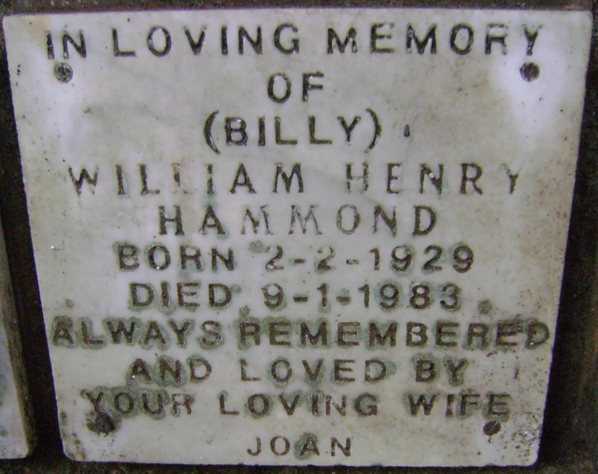HAMMOND William Henry 1929-1983