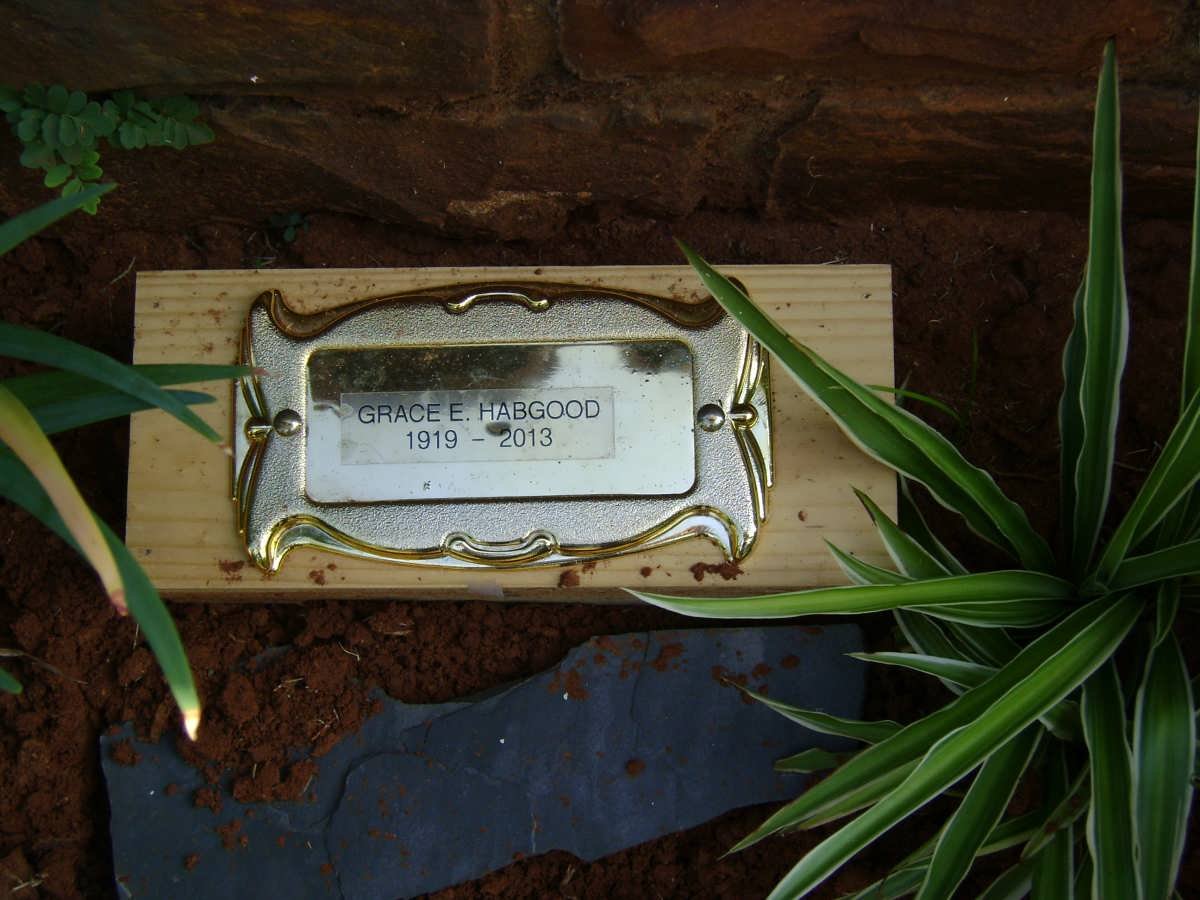 HABGOOD Grace E. 1919-2013