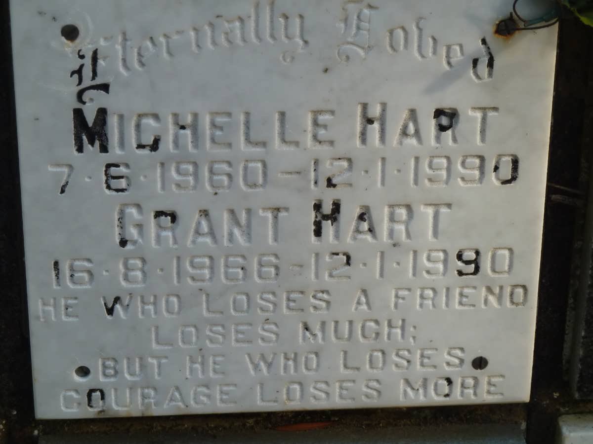 HART Grant 1966-1990 &amp; Michelle 1960-1990