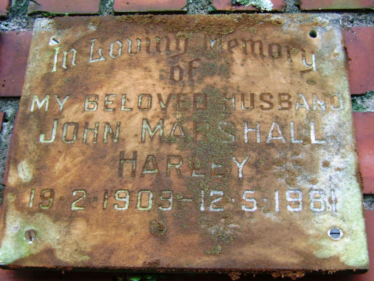 HARLEY John Marshall 1909-1981