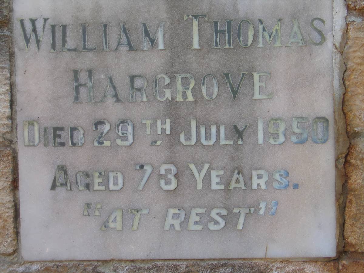 HARGROVE William Thomas -1950